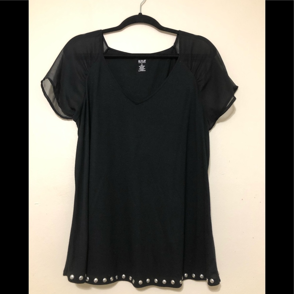 Black stretch shirt